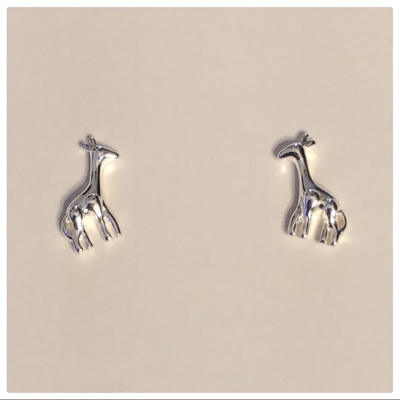 💕Super fun Giraffe Earrings Sterling Silver💕 - Picture 9 of 10